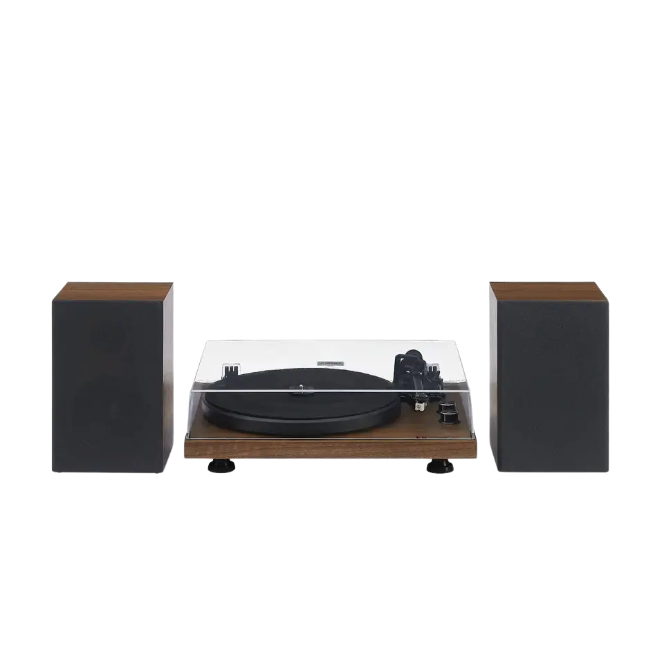 C62 Bluetooth Record Player with External Speakers - C62C-WA4 | Walnut Crosley Radio Europe