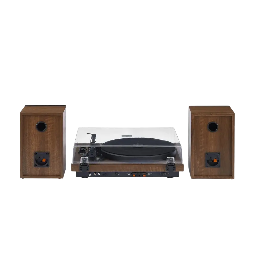 C62 Bluetooth Record Player with External Speakers - C62C-WA4 | Walnut Crosley Radio Europe