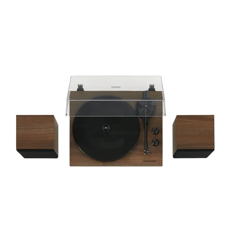 C62 Bluetooth Record Player with External Speakers - C62C-WA4 | Walnut Crosley Radio Europe
