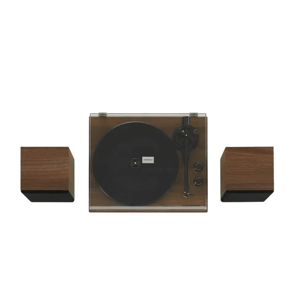 C62 Bluetooth Record Player with External Speakers - C62C-WA4 | Walnut Crosley Radio Europe