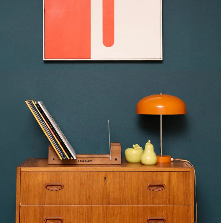 Record Storage Display Stand - AC1049A-NA | Natural Crosley Radio Europe