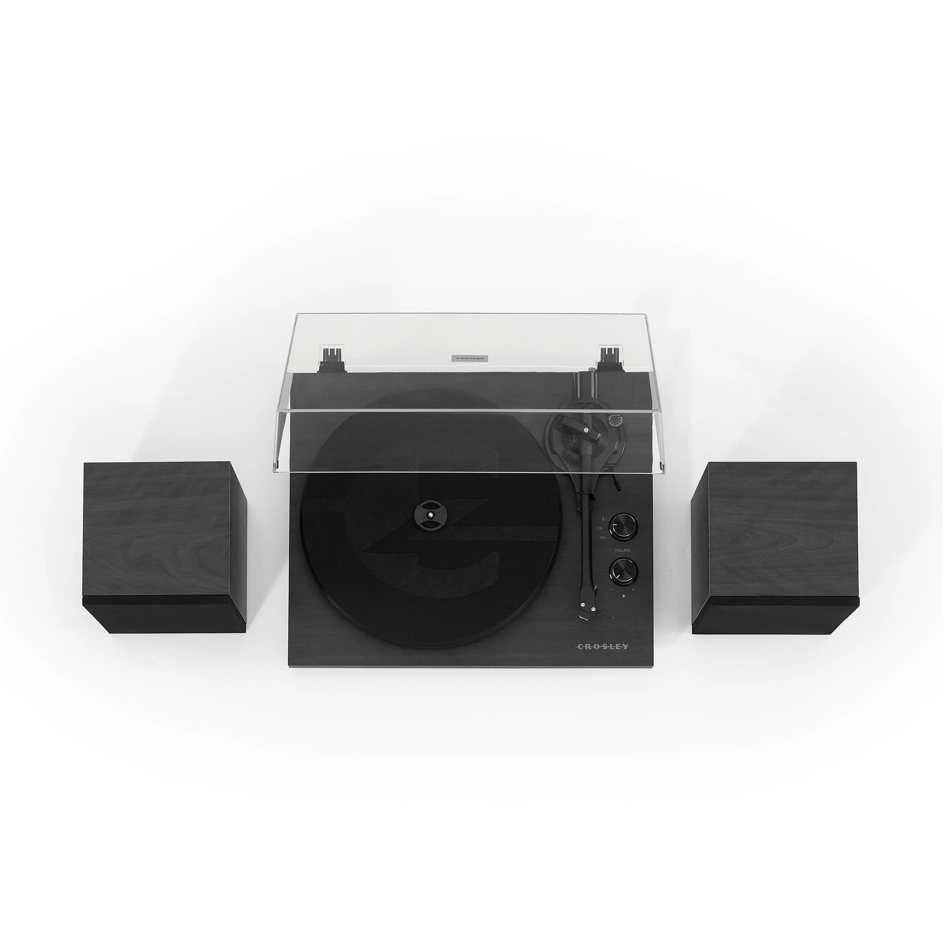 C62 Bluetooth record player with external speakers - C62C-BK4 | Black Crosley Radio Europe