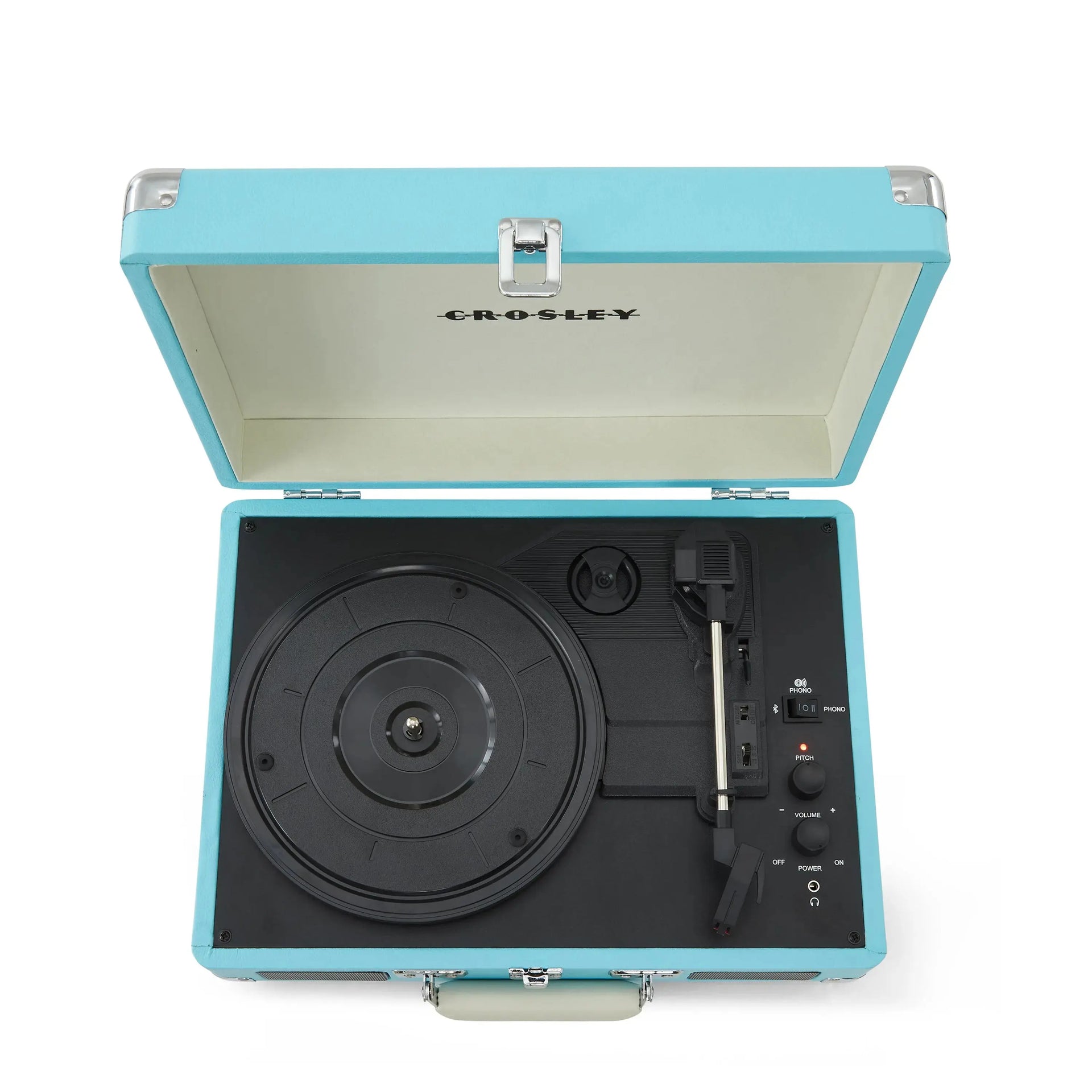 Cruiser Deluxe 1-Way Bluetooth Record Player - CR8005D-TU | Turquoise Crosley Radio Europe