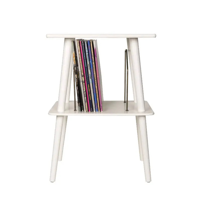 Manchester record player stand with storage furniture - ST66-WH | White Crosley Radio Europe