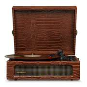 Voyager 2-Way Bluetooth record player - CR8017B-BR4 | Brown Croc Crosley Radio Europe