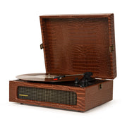 Voyager 2-Way Bluetooth record player - CR8017B-BR4 | Brown Croc Crosley Radio Europe