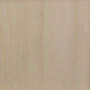 Crosley natural wood vinyl record storage crate with slatted wooden sides, detail view