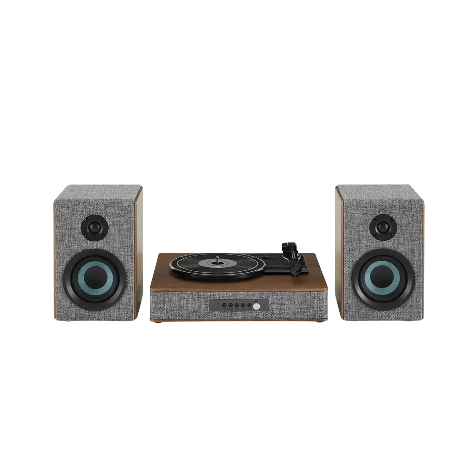 Aria record player with external speakers - CR7020A-GY4 | Gray Crosley Radio Europe