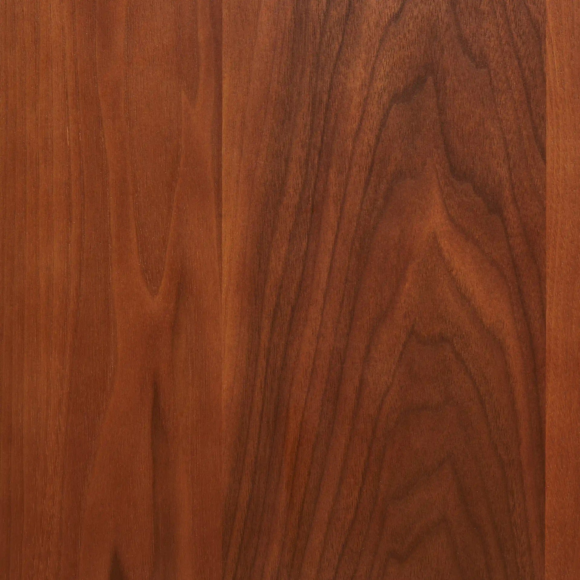 Crosley Asheville Small Vinyl Record Storage Stand in walnut wood, detail view