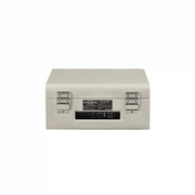 Crosley Voyager CD player with Bluetooth and FM radio in dune color, back view showing ports and connections