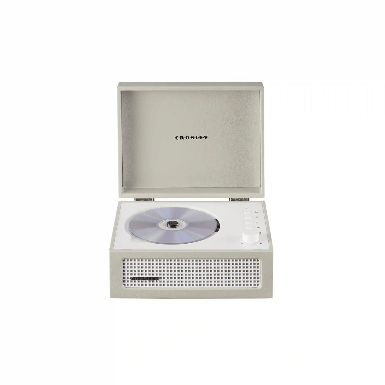 Crosley Voyager CD Player with Bluetooth and FM radio in Dune color, front view