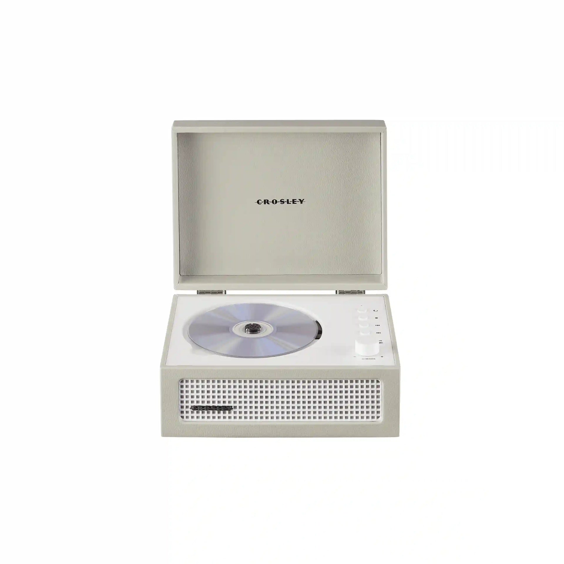 Crosley Voyager CD Player with Bluetooth and FM radio in Dune color, front view