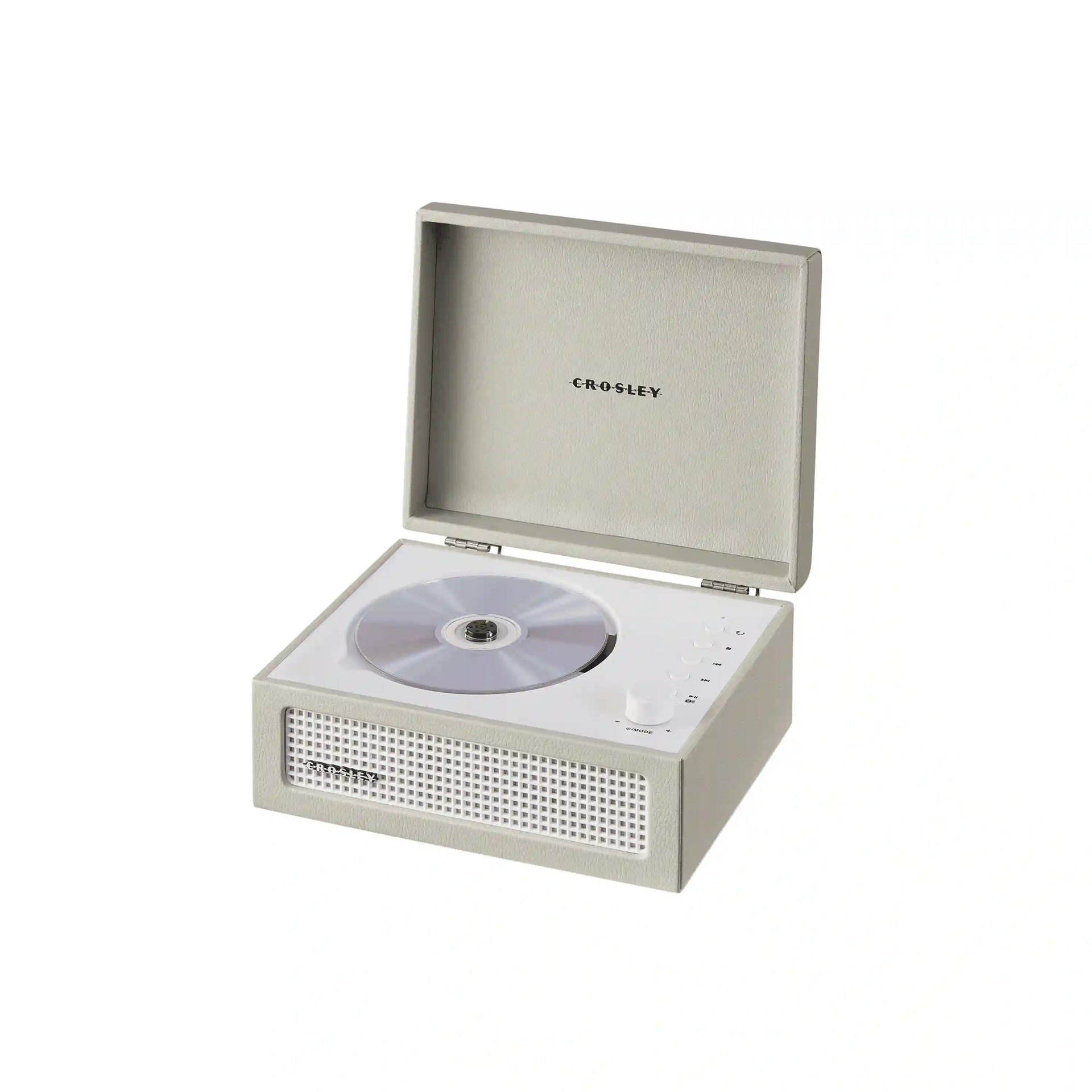 Crosley Voyager CD Player with Bluetooth and FM radio in dune color, front view