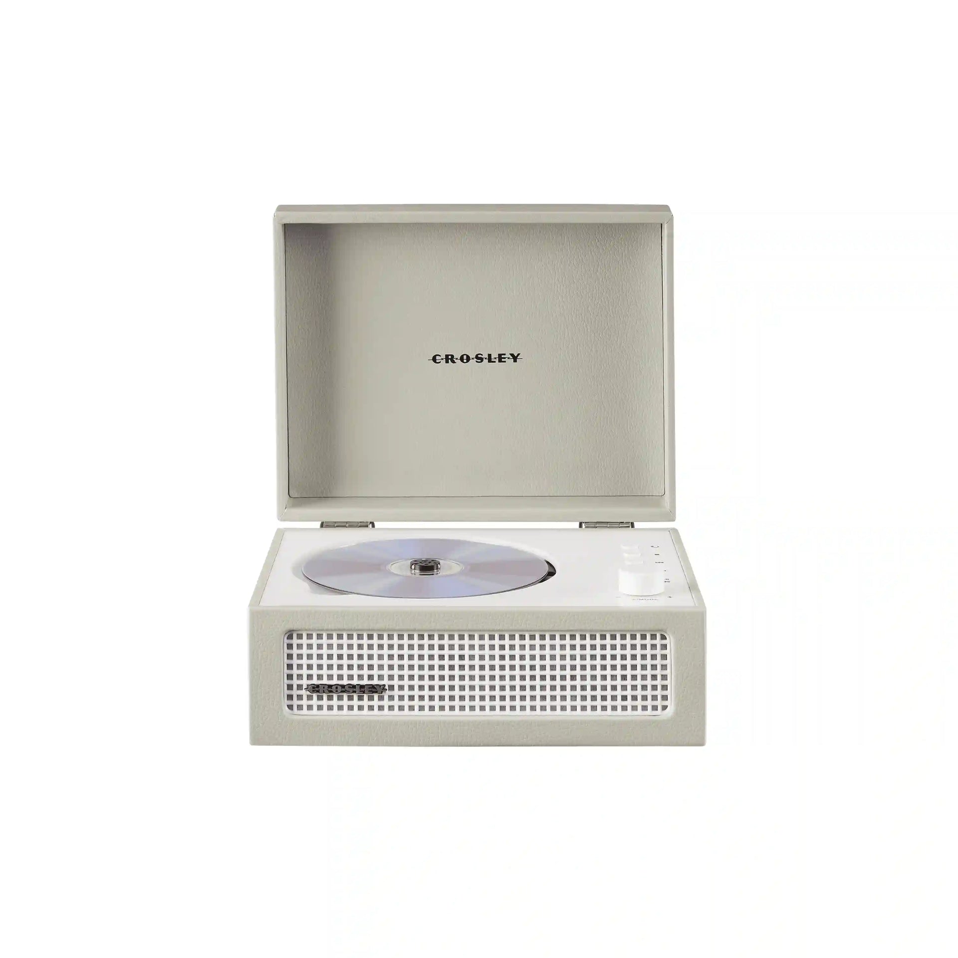 Crosley Voyager CD Player with Bluetooth and FM radio in Dune color, front view