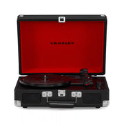 Crosley Cruiser Plus Bluetooth Record Player in black, front view