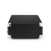 Crosley Cruiser Plus Bluetooth record player in black, shown from the side view