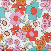 Crosley Cruiser Plus Bluetooth record player in floral design, detailed view of decorative pattern and finish