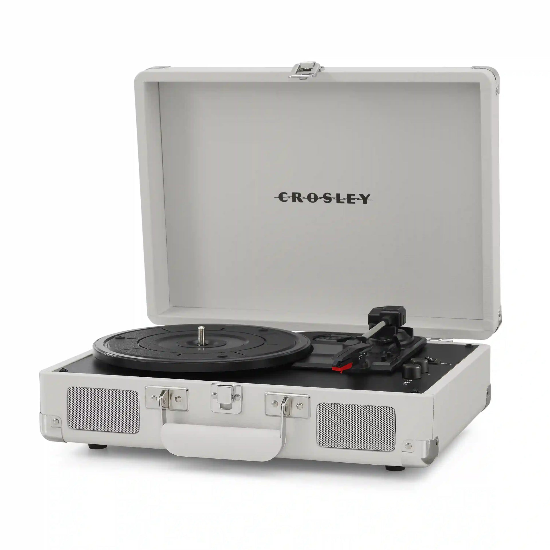 Crosley Cruiser Plus Bluetooth Record Player in White Sand 