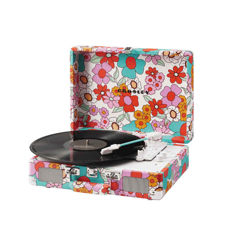 Cruiser Plus – Platine Vinyle Bluetooth Groovy Floral