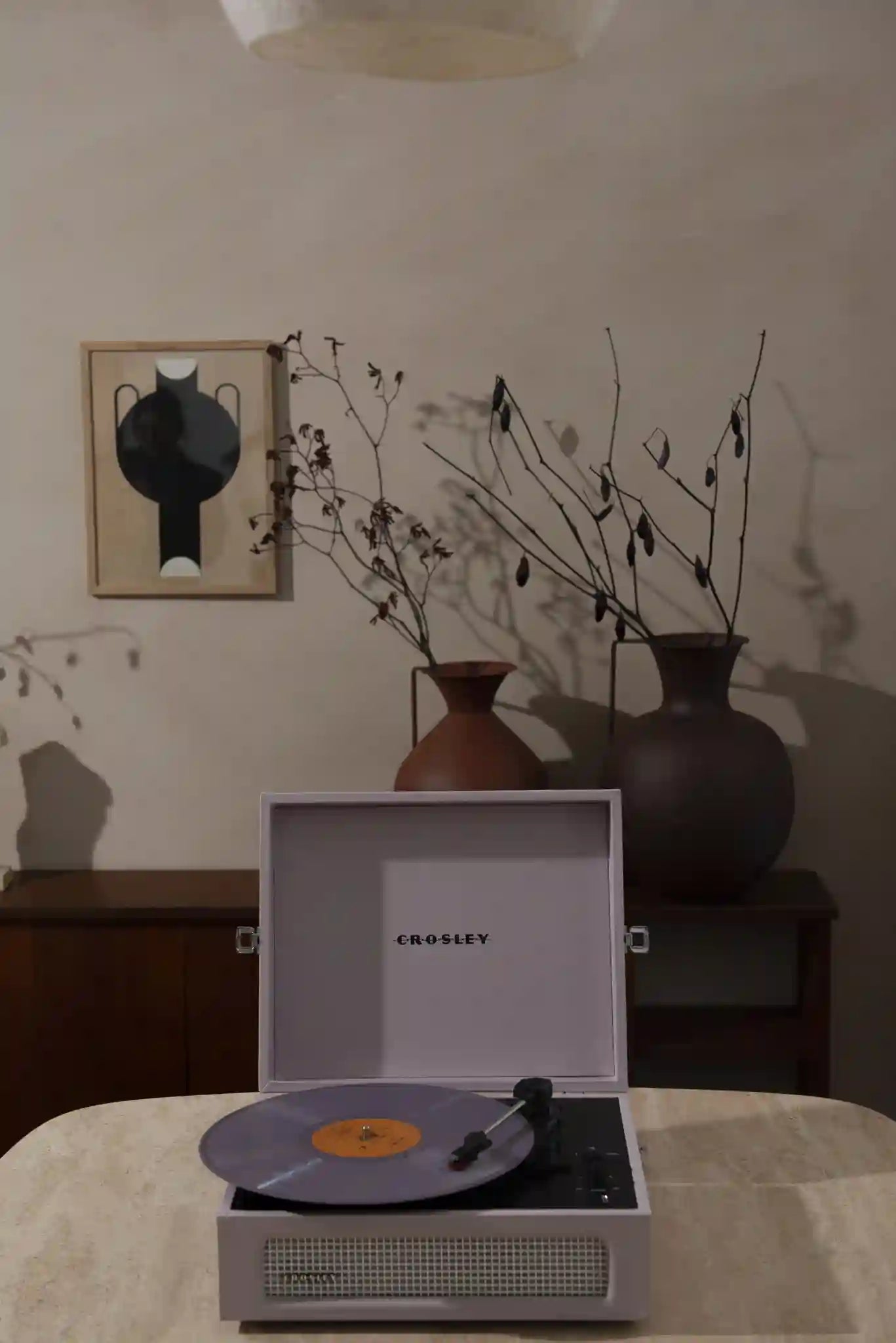 Crosley Voyager Bluetooth Record Player in Amethyst