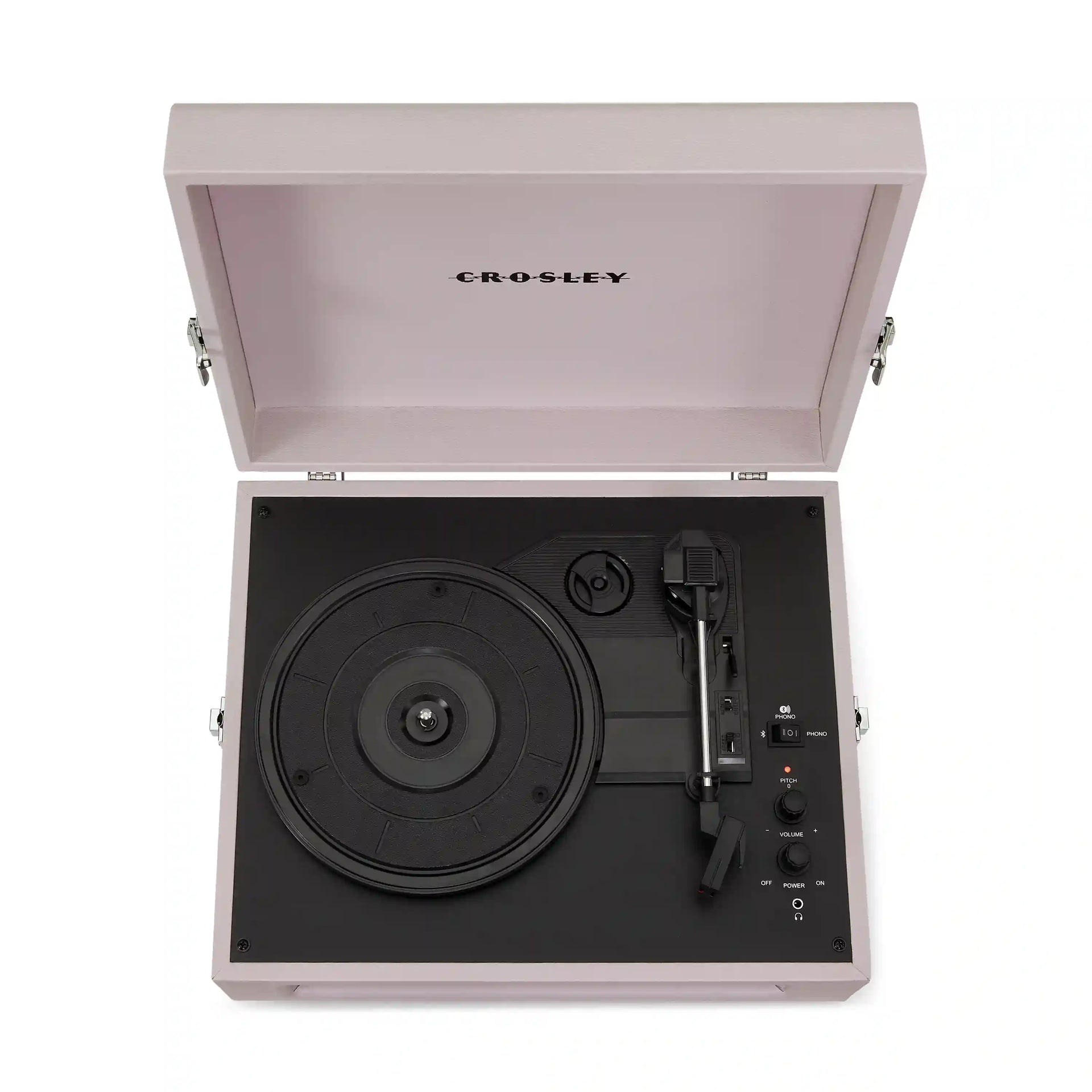 Crosley Voyager Bluetooth Record Player in Amethyst