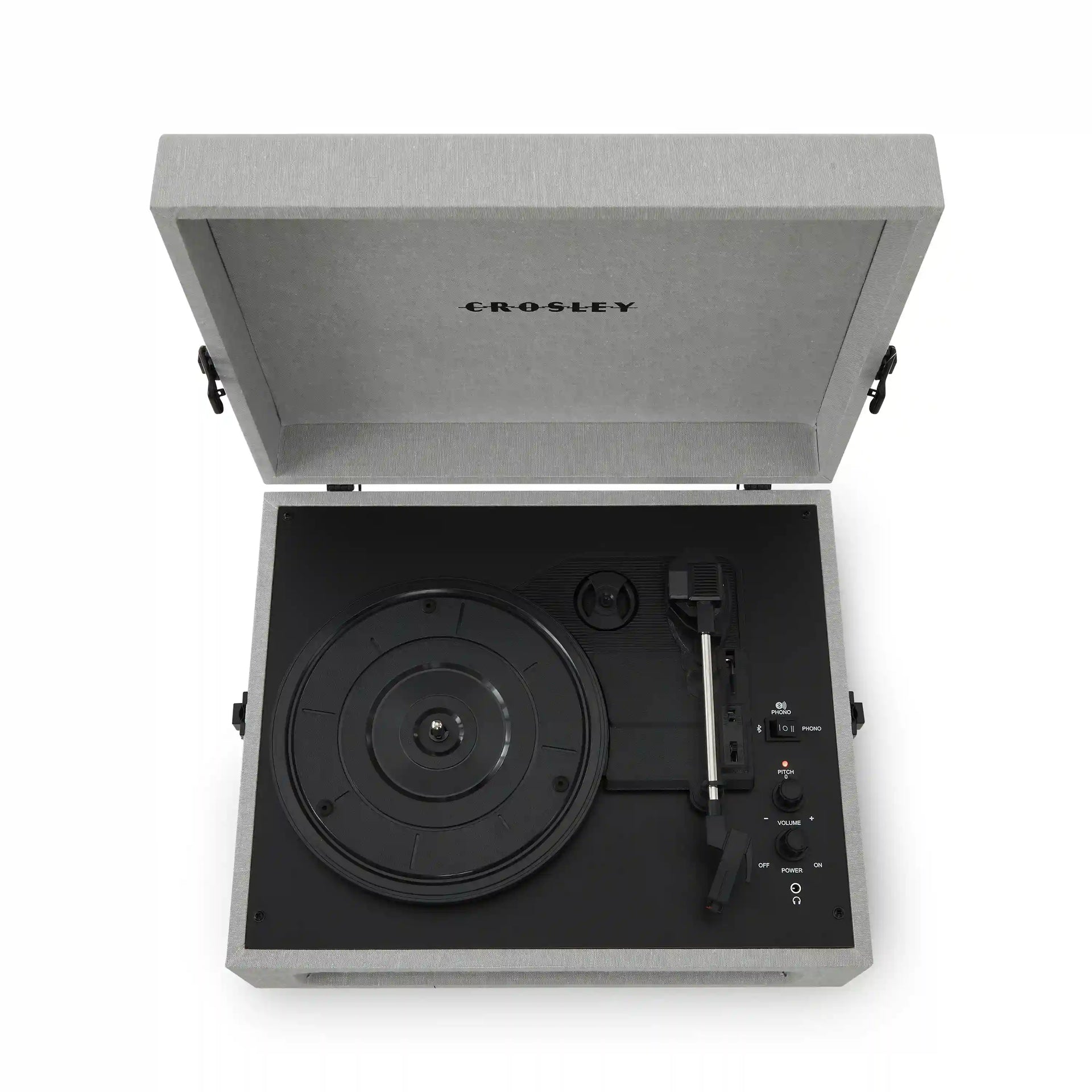 Crosley Voyager Bluetooth Record Player in Grey