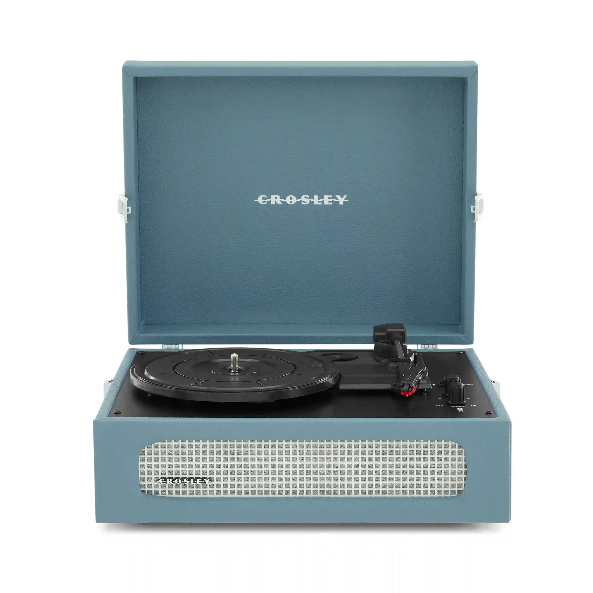 Voyager Bluetooth Record Player Washed Blue