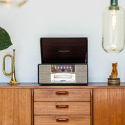 Crosley Radio Europe | Rhapsody Bluetooth Entertainment Center - Mahogany