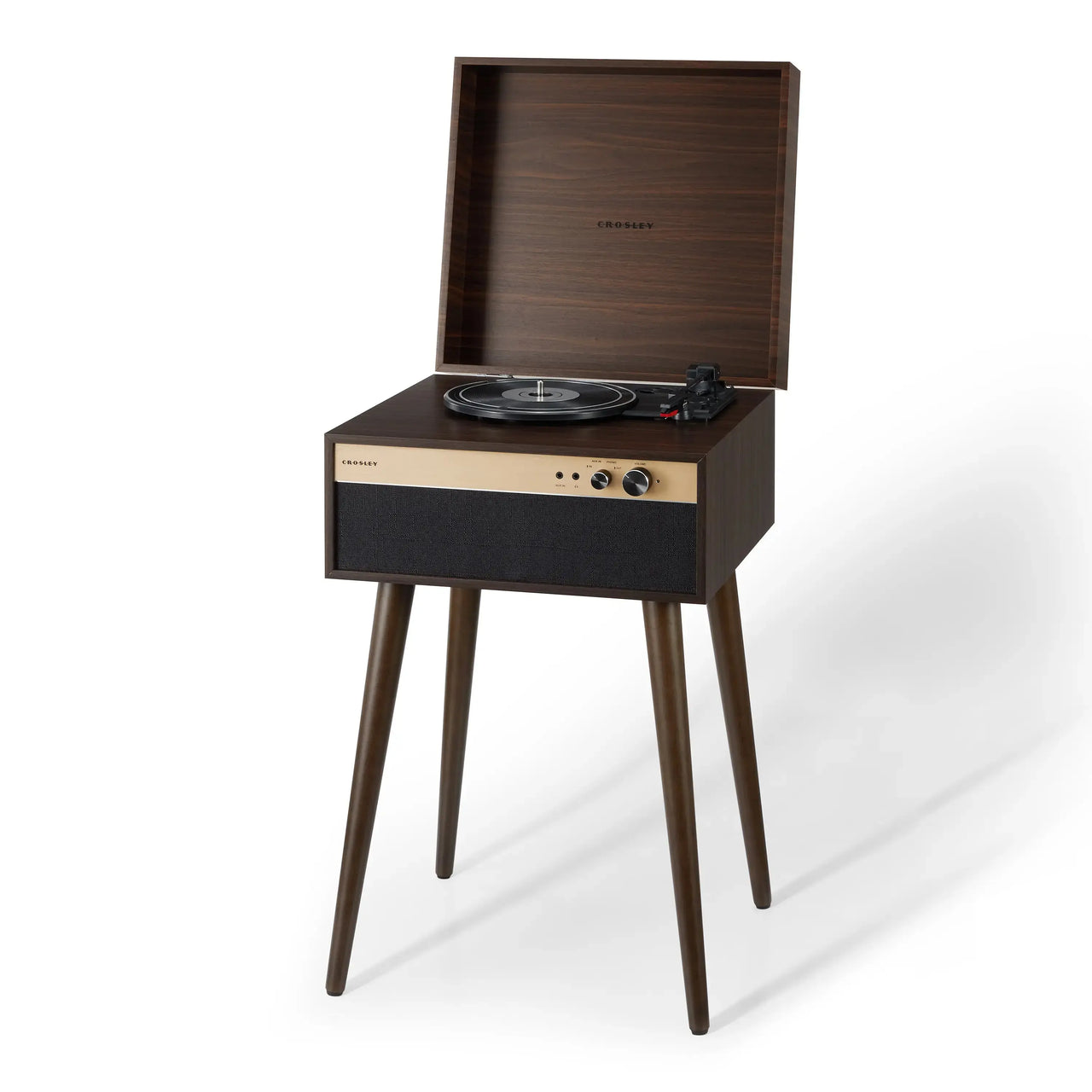 Jasper Record Player - CR6236A-WA4 | Walnut Crosley Radio Europe