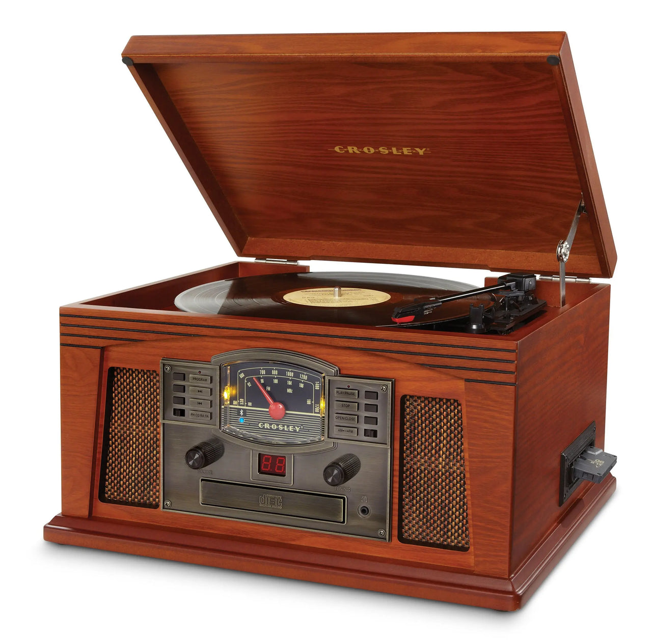Lancaster Entertainment Center - CR42E-PA4 | Paprika Crosley Radio Europe