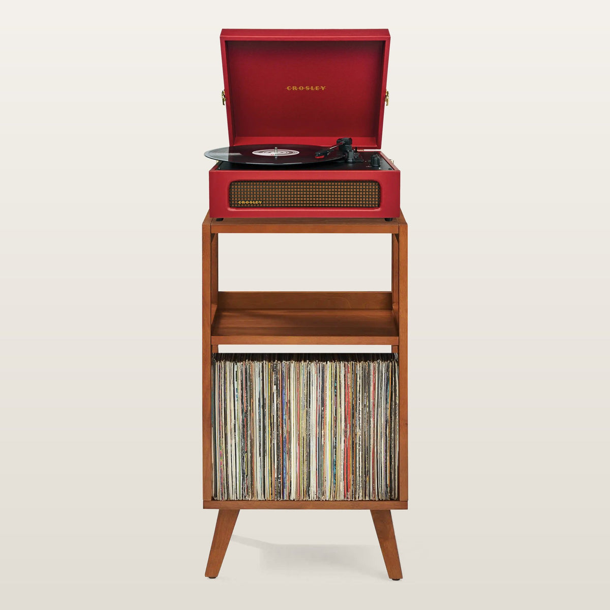 Voyager Record Player + Vinyl Stand
