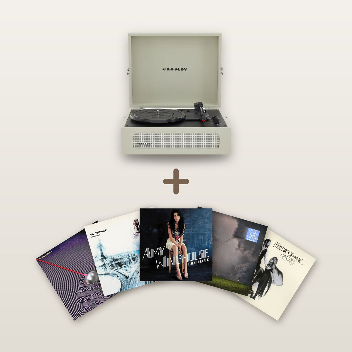 Voyager Record Player + Vinyl Record
