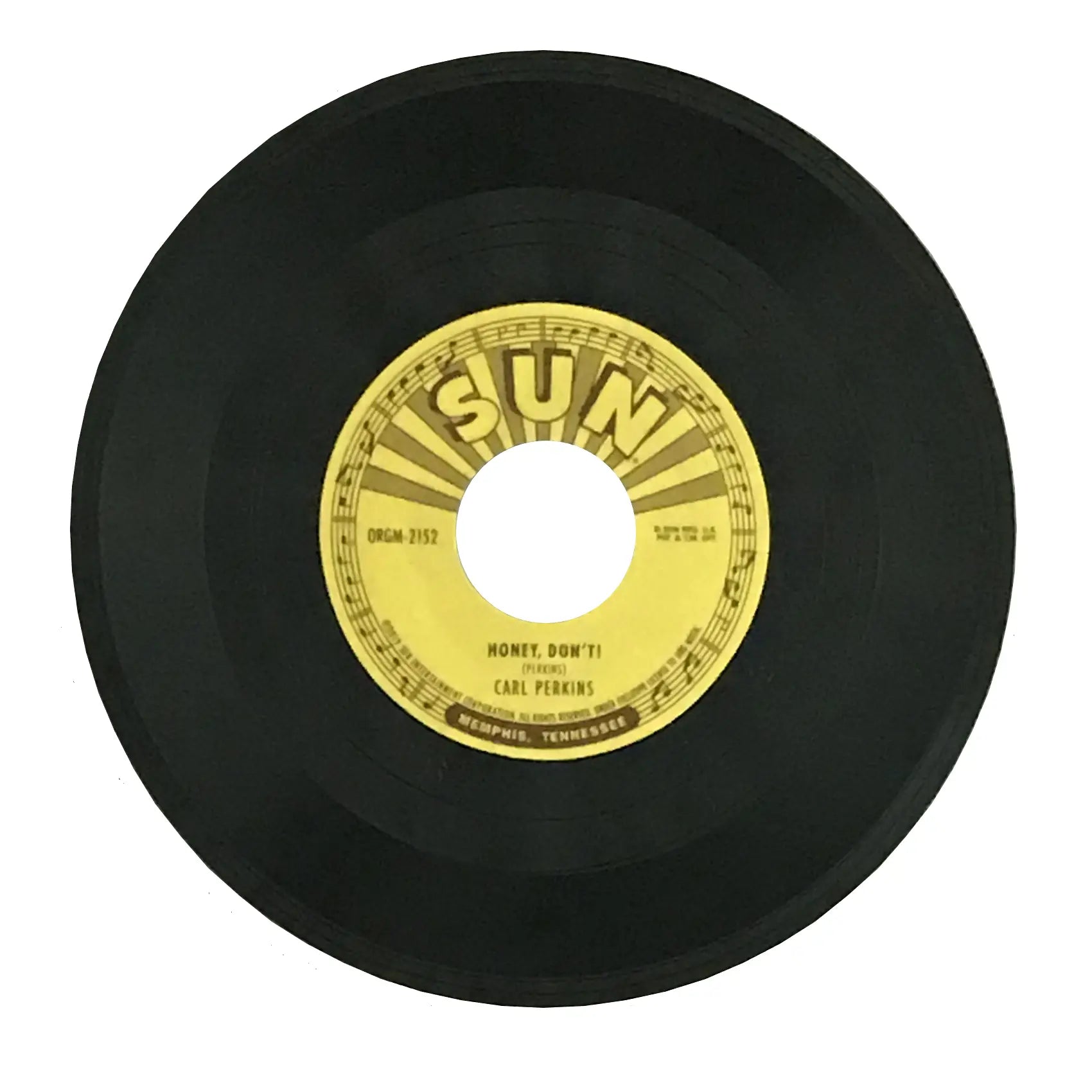 3-inch record Carl Perkins - Honey, Don't! Crosley Radio Europe