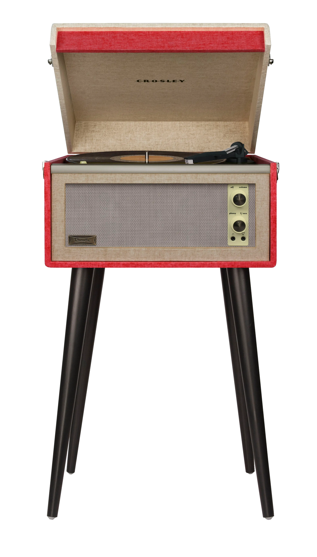 Bermuda Bluetooth record player - CR6233A-RE | Vintage red Crosley Radio Europe