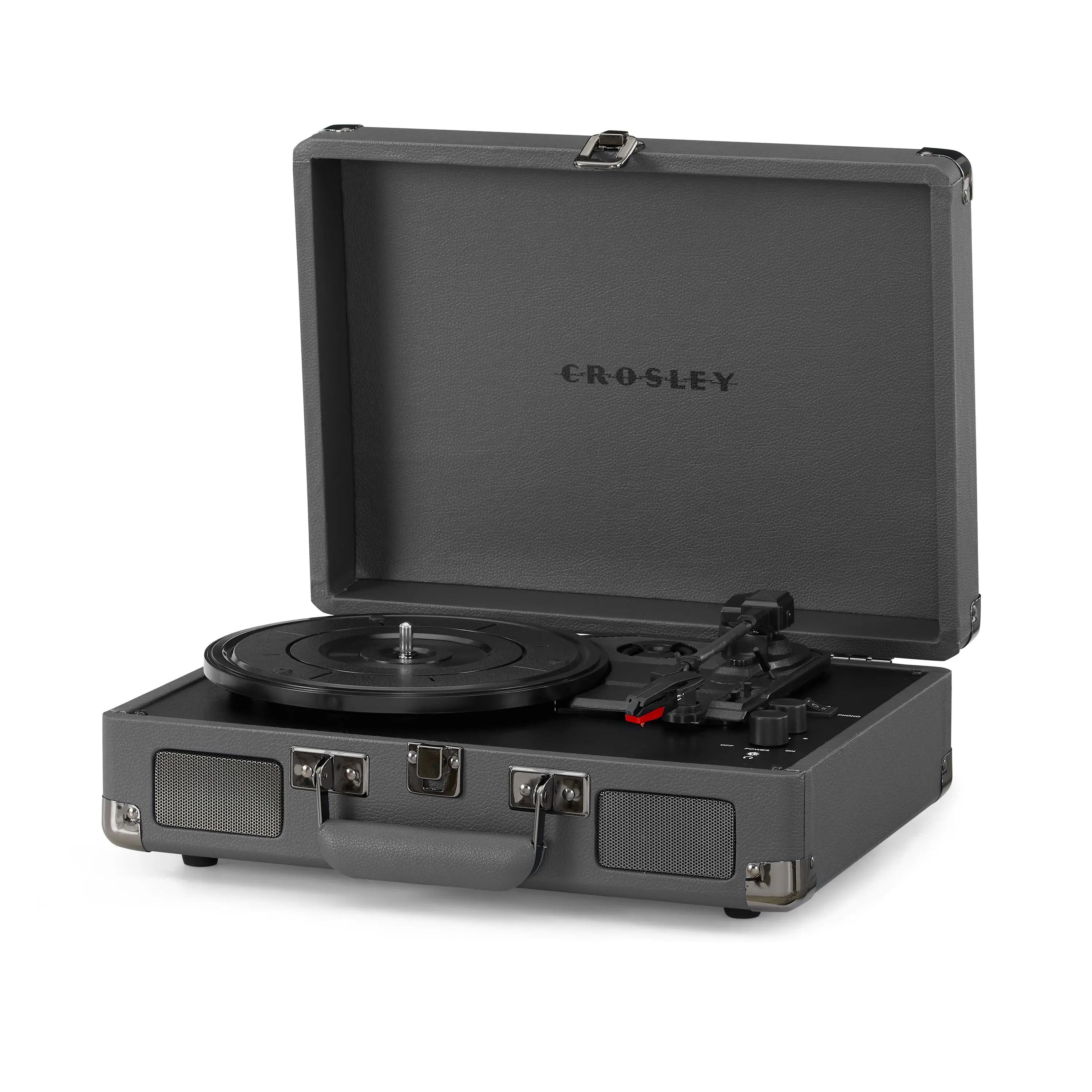 Cruiser Plus 2-way Bluetooth record player - CR8005F-SG | Slate Cruiser Plus 2-way Bluetooth record player - CR8005F-SG | Slate