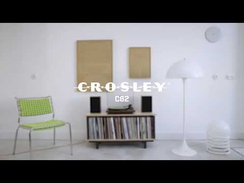 Crosley C62 with external speakers | Record Player